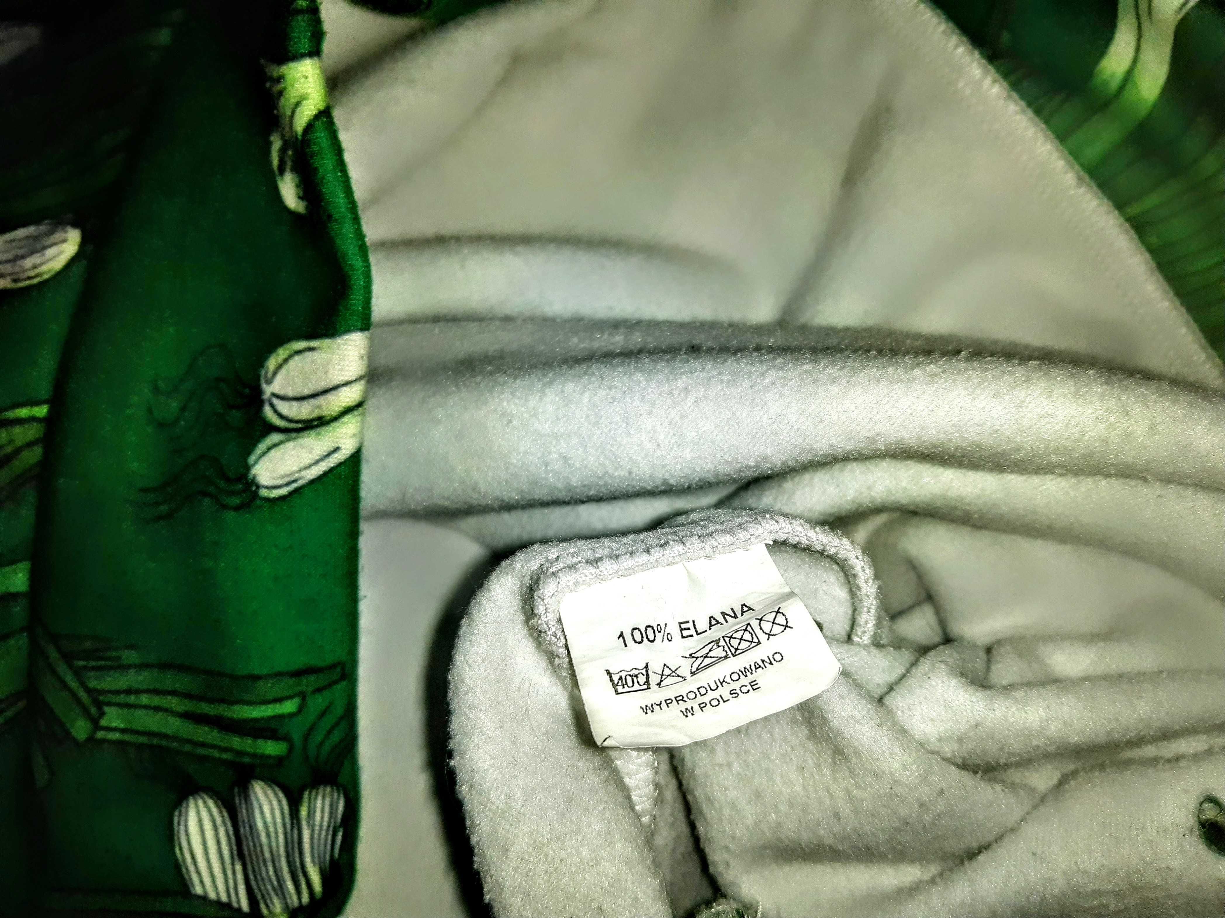 Bluza z kapturem zielona cebulka Lays rozmiar XL