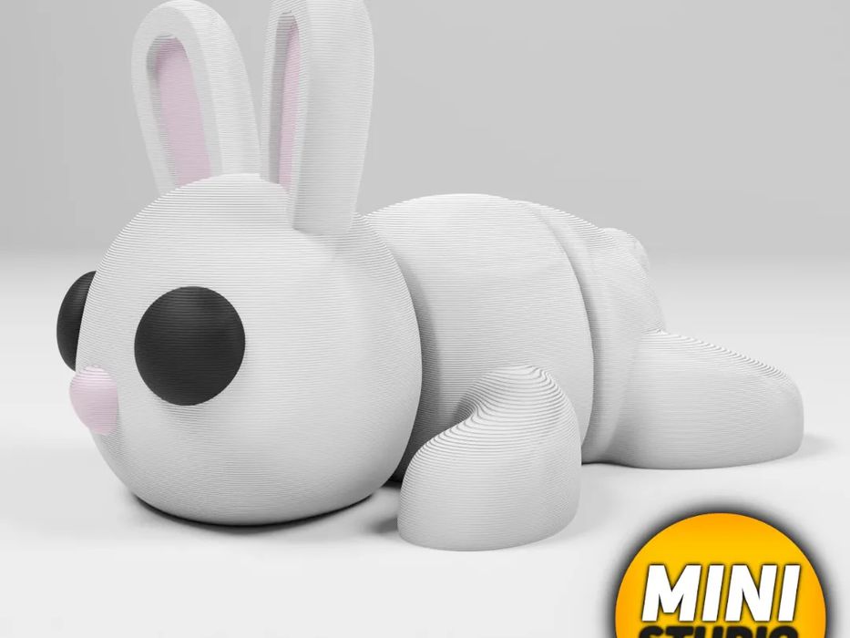 Coelhinho Flexível Articulado para Coleção