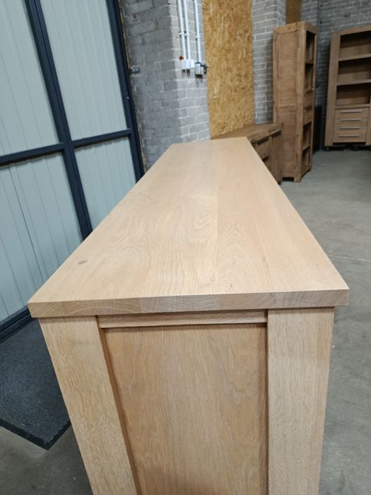 Nowa Komoda Dębowa Bielona. OUTLET. Import. Ciche domykanie.