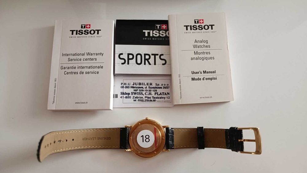 Tissot Gold 18k złoto