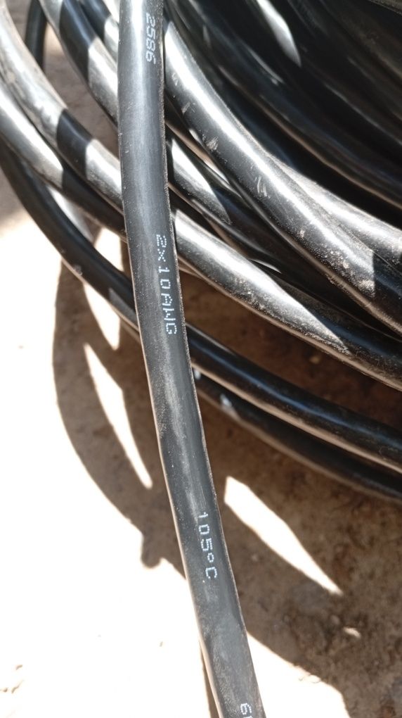 Кабель Shielding 2x10awg (2х6мм²)
