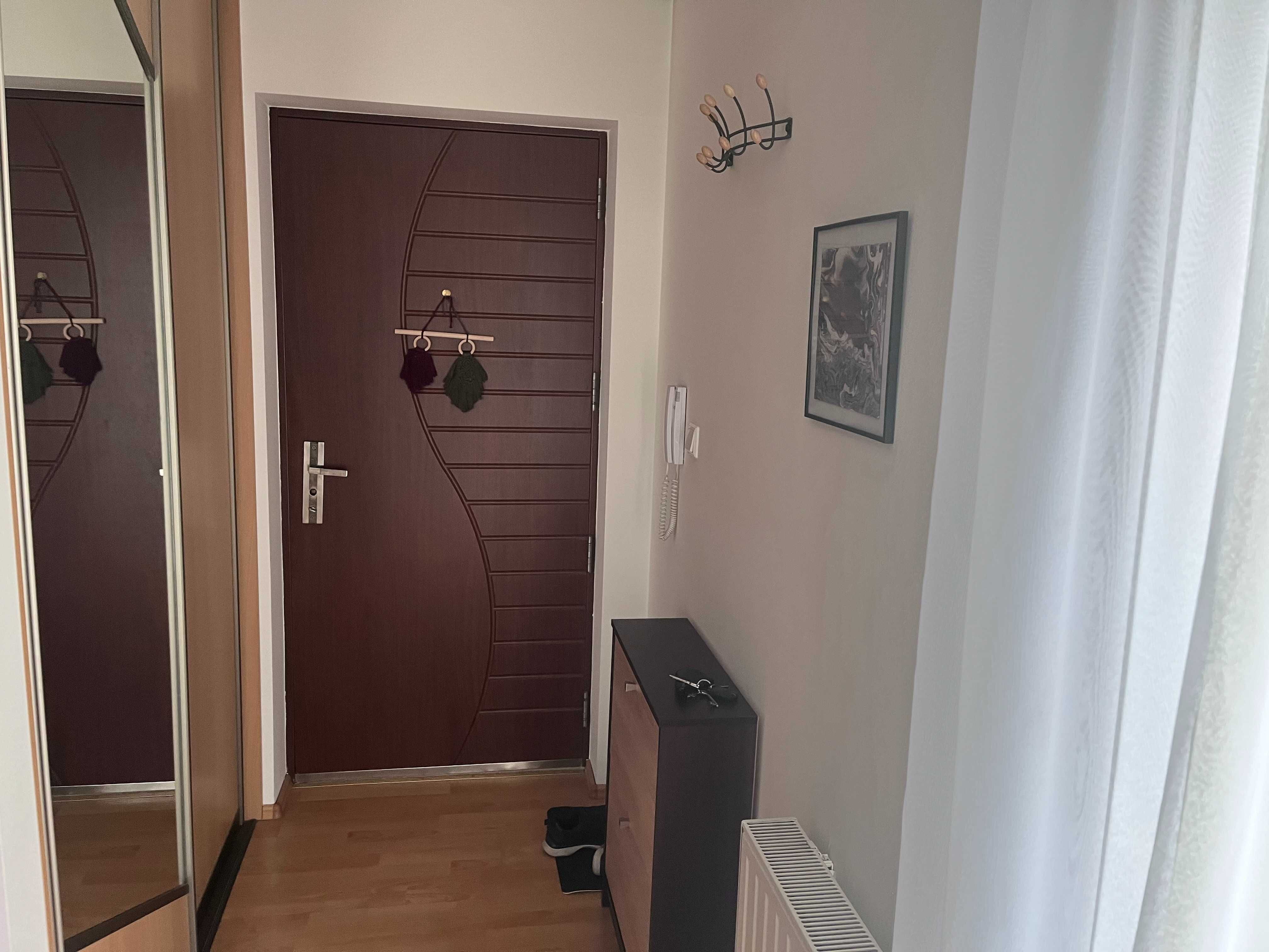 Plewiska – słoneczne 2-pokojowe mieszkanie z parkingiem, 40 m²