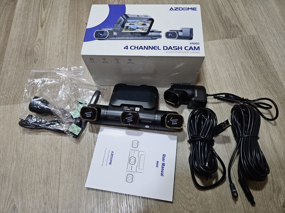 AZDOME M660 4 Channel 4k video