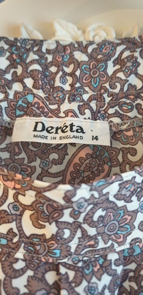 Dereta London L XL bluzka damska jak jedwab