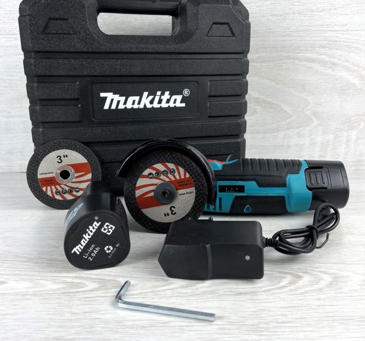 Аккумуляторная мини болгарка Makita GA12V