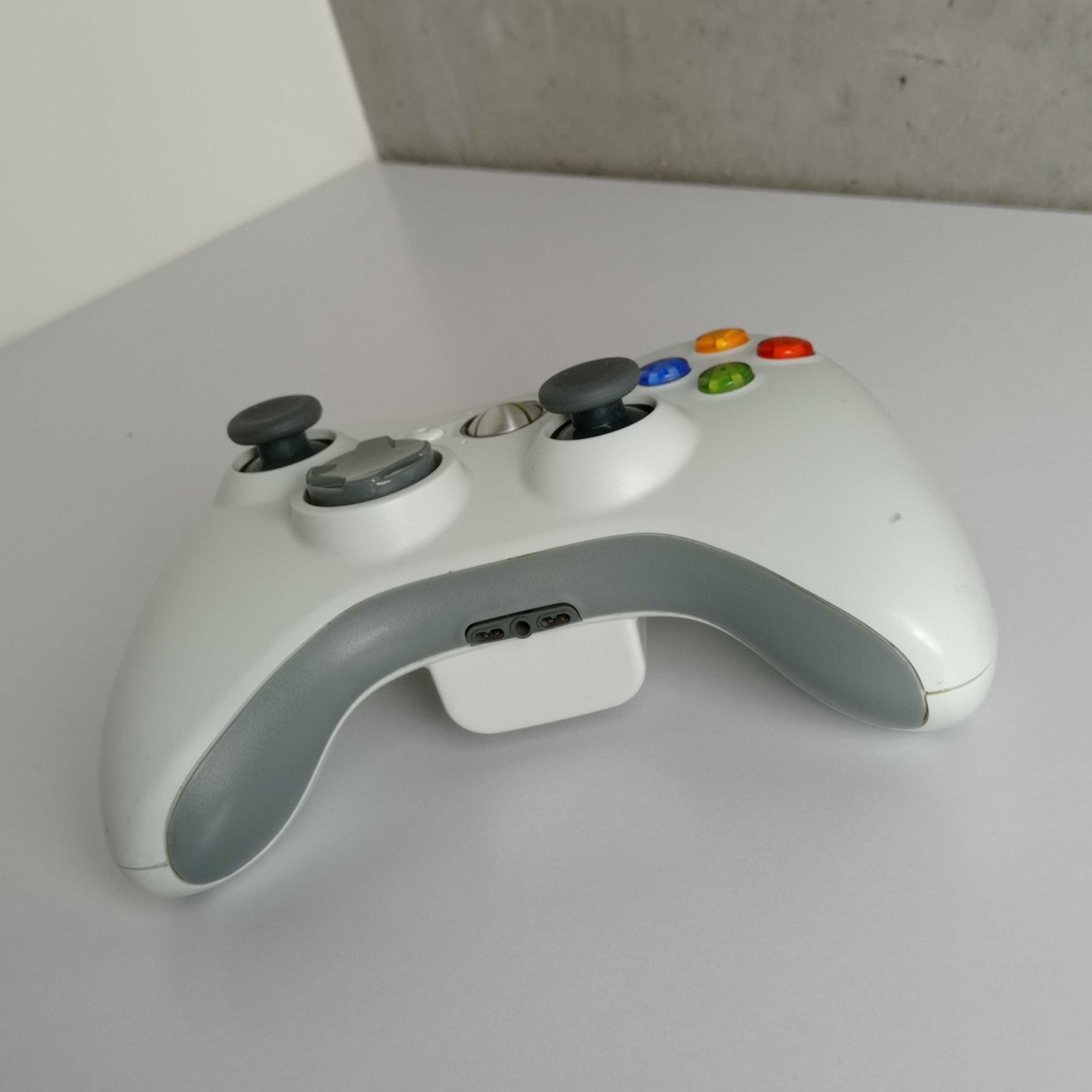 Геймпад Бездротовий Microsoft Xbox 360 White Б/У ІксБокс Джойстик