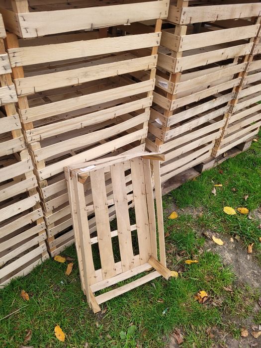 Łuszczki, skrzynki drewniane