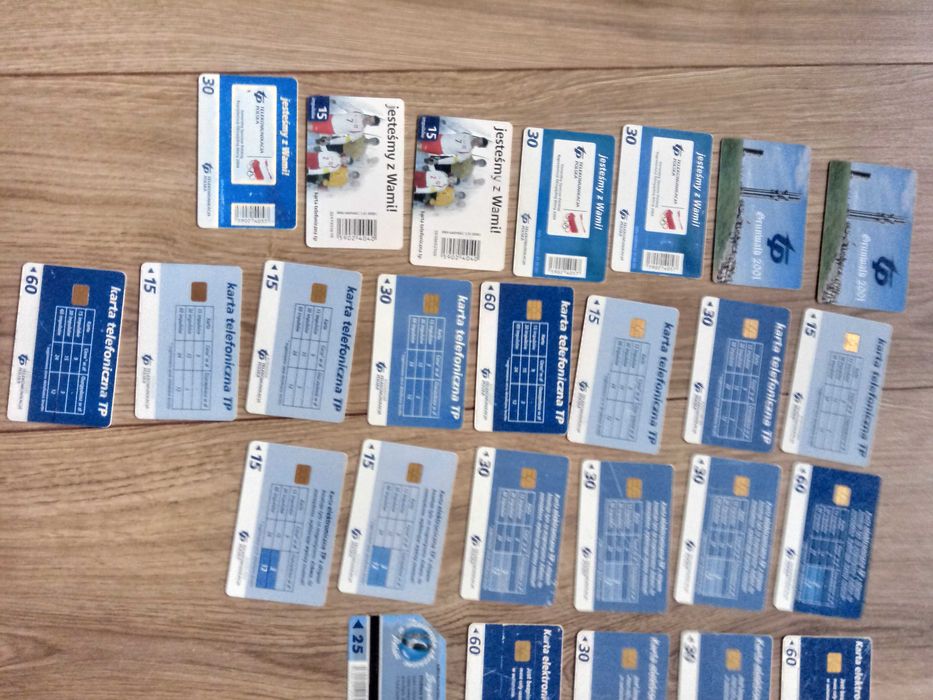 Karty telefoniczne tp - 1 zl