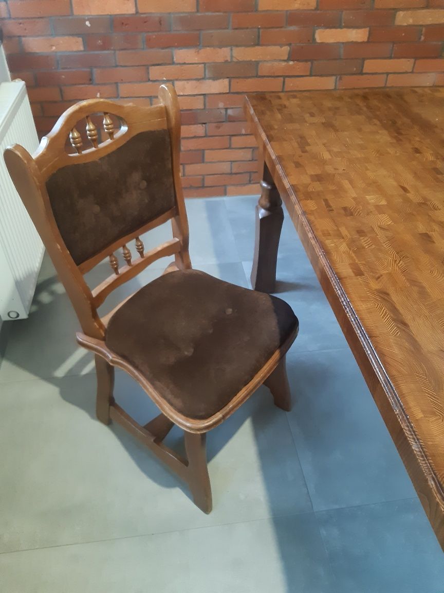 Krzesło dębowe solidne