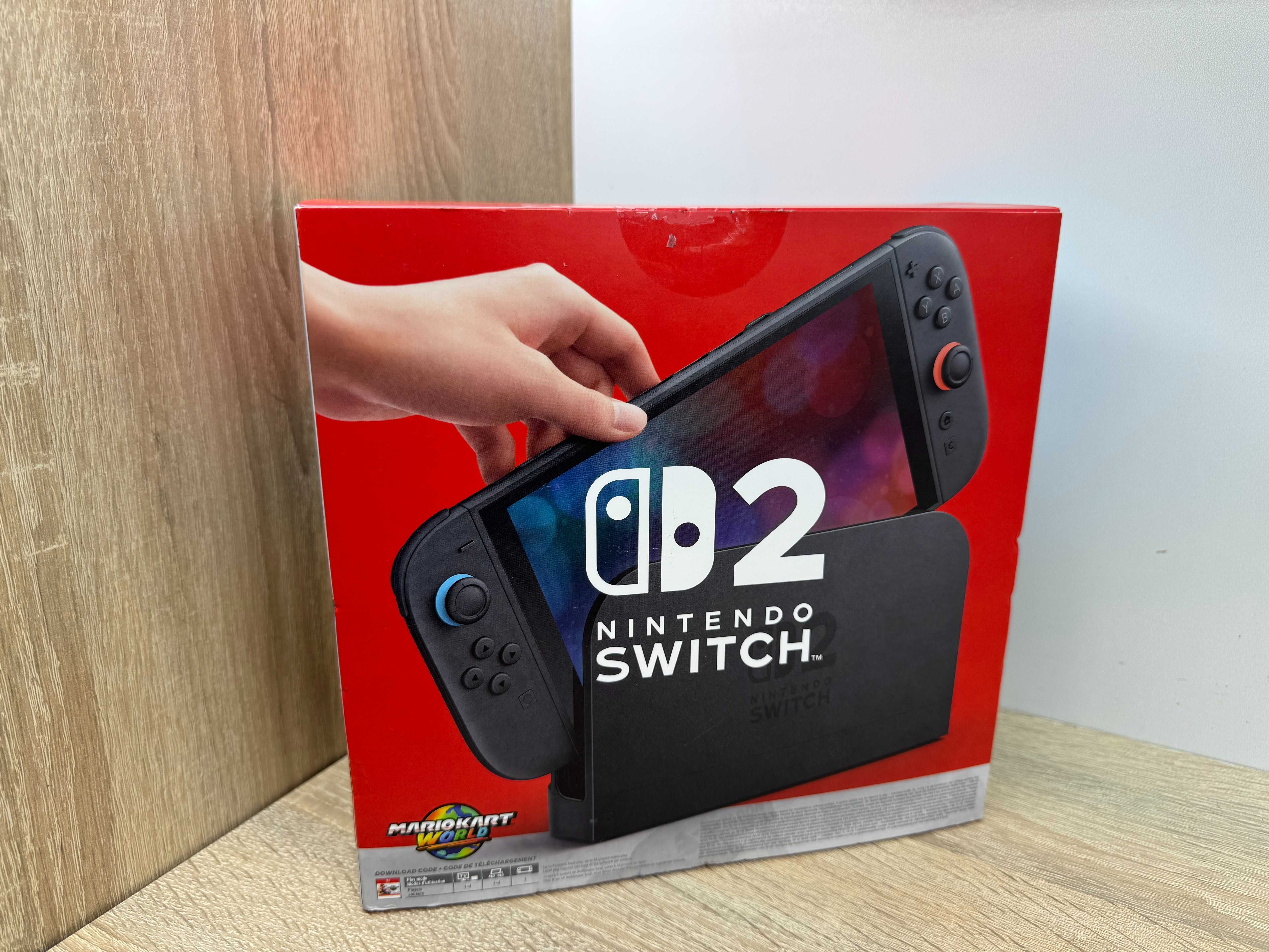 Konsola Nintendo Switch 2 Black + Mario Kart World NOWA
