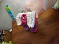 Botas de borracha para menina bebe