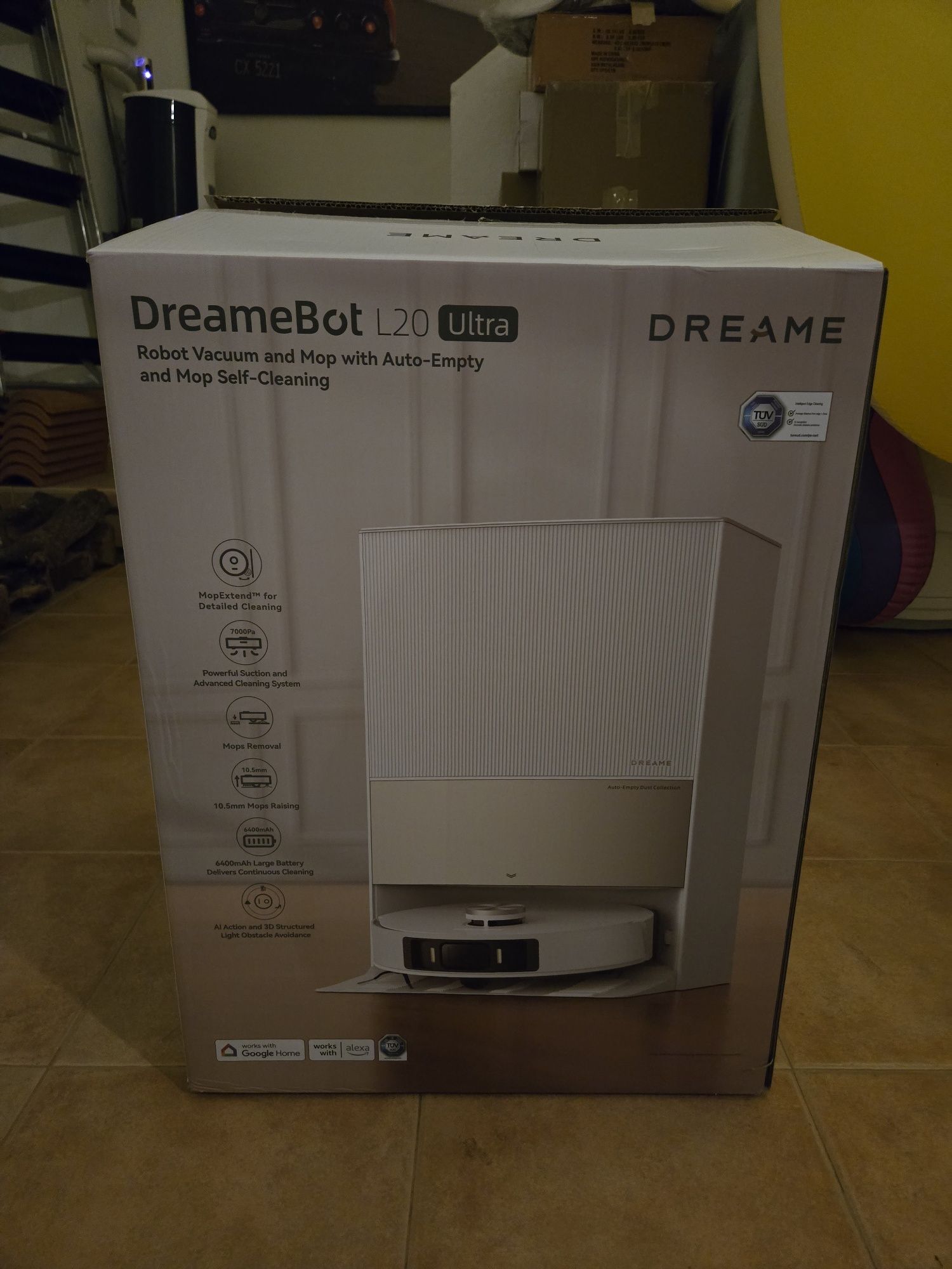 Aspirador/Esfregona Robô Inteligente Dreame L20 Ultra