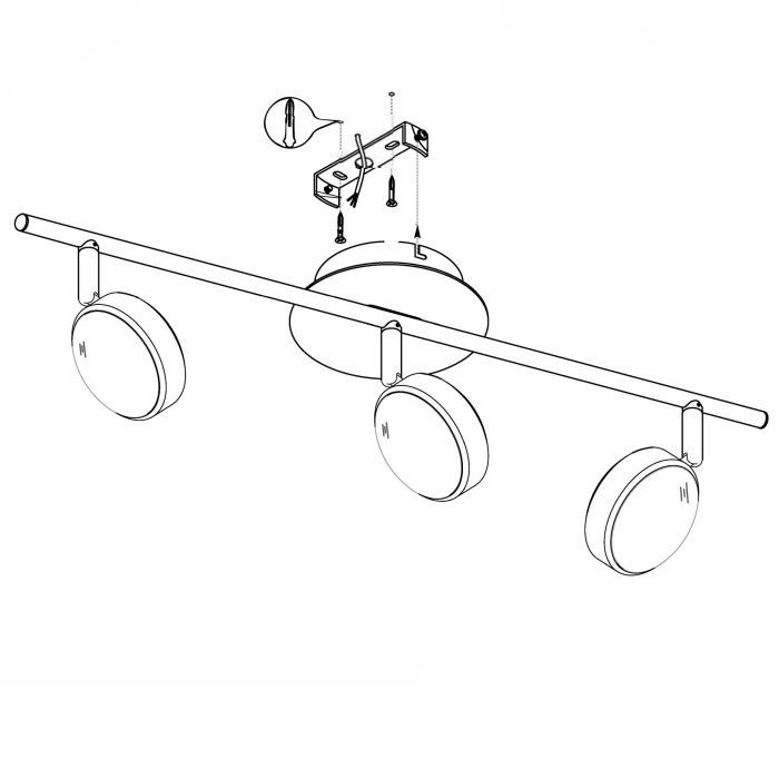 SALTO spot kinkiet lampa sufitowa Eglo 95631