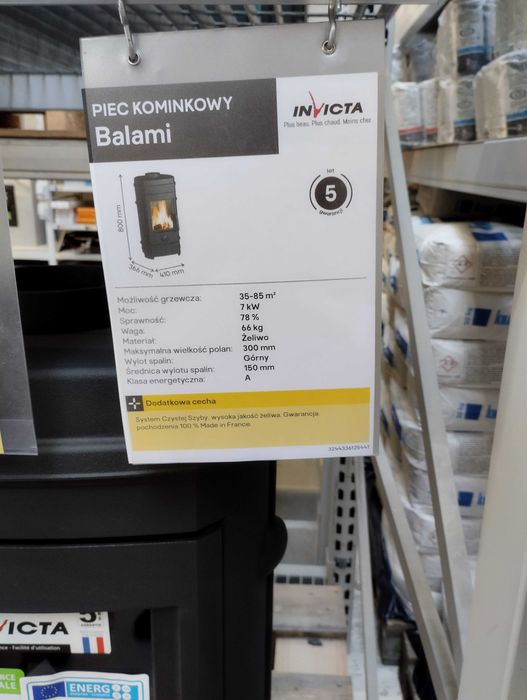 Piec kominkowy żeliwny