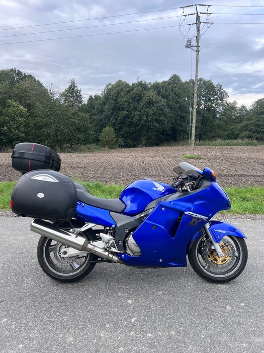 Honda CBR 1100xx 2003r Grzane Manetki Stalowy Oplot Kufry