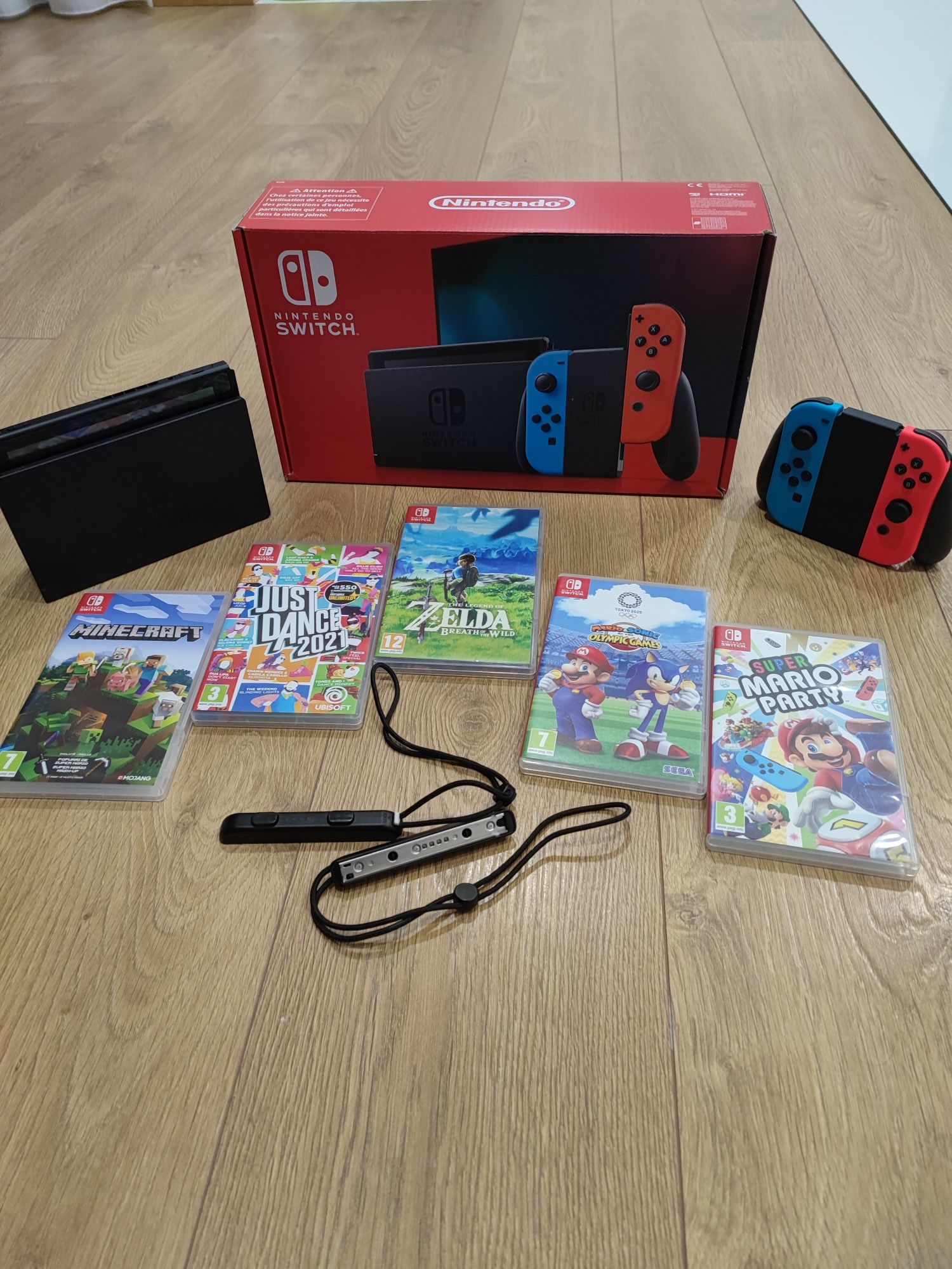 Nintendo Switch + 5 jogos!