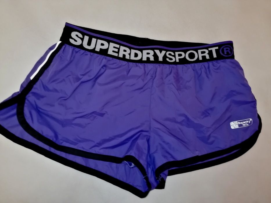 SUPERDRY Sport TECH Running - Cudne Damskie Spodenki do Fitness XS