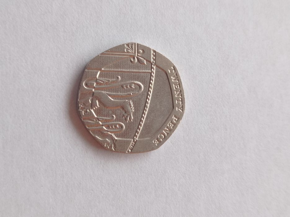 Монета 20 пенсів.Англія.2019 рік.