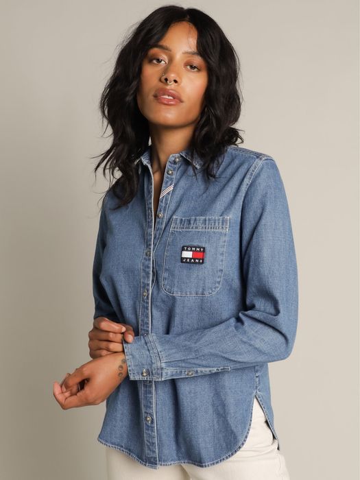 Нова джинсова рубашка жіноча від tommy hilfiger
