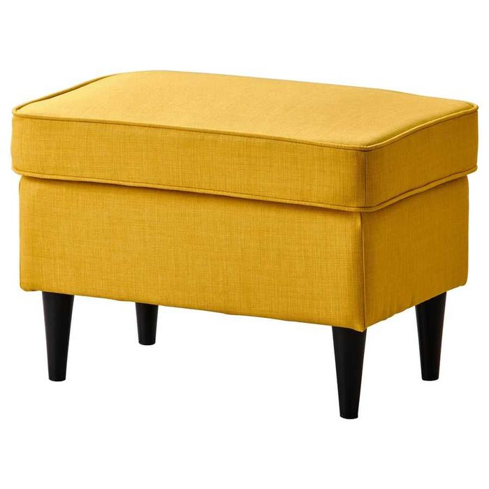 Repousa-pés IKEA STRANDMON Skiftebo amarelo – excelente estado