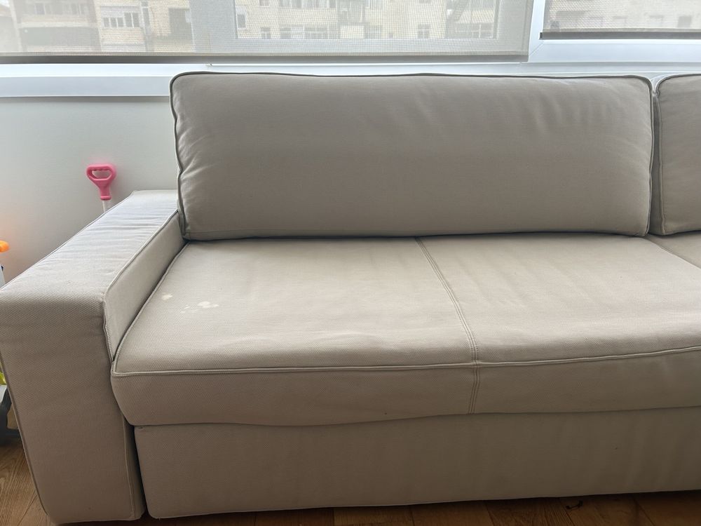 Sofa Ikea 3 lugares com chaise longue