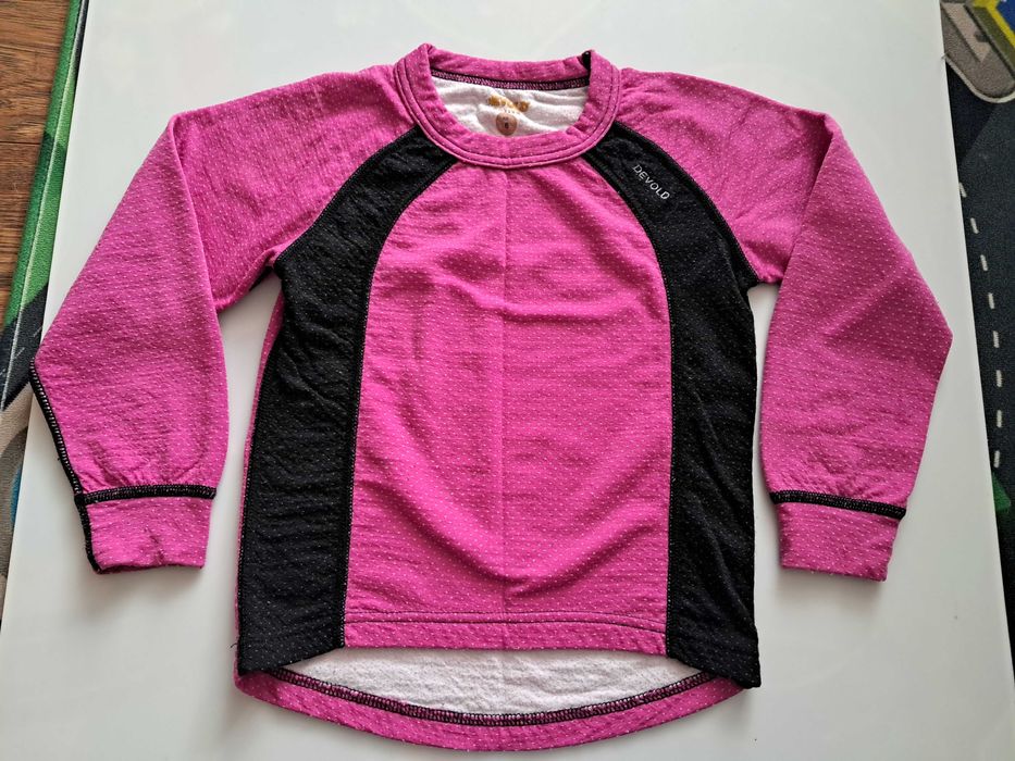 Koszulka termiczna Devold merino wool, longsleeve r. 6 lat, 116