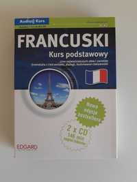 Francuski kurs podstawowy A1-A2 Edgard 2x CD nowa edycja