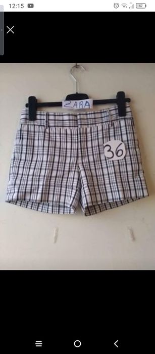 Calções ganga senhora tam 36 Stradivarius zara