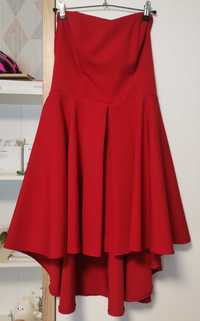 Czerwona sukienka + buty