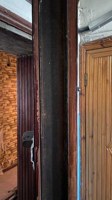 Залізна дверь вхідна, железная дверь входная полуторная метал