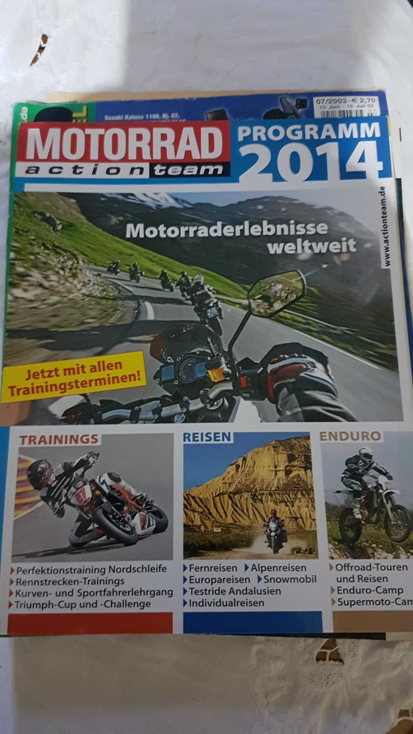 4 stare czasopisma gazety motocyklowe niemieckie i angielskie