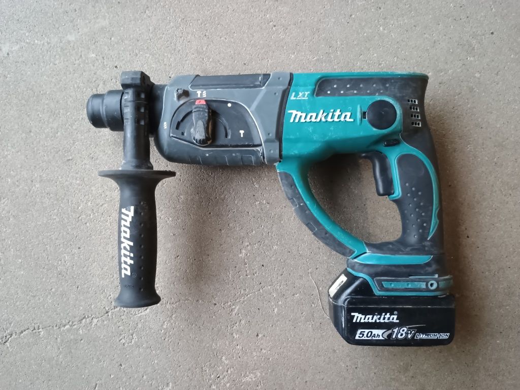 Młotowiertarka Makita DHR 202 + Aku 5,0 ah ag