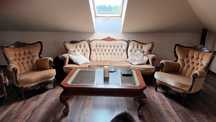 sofa + dwa fotele ludwik