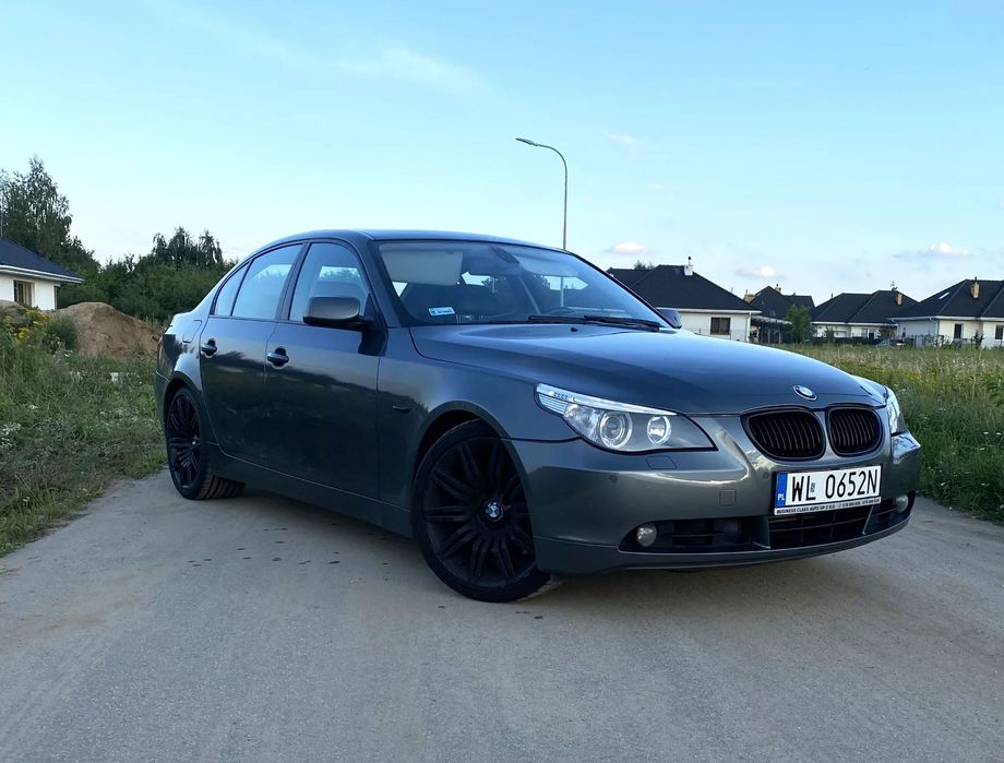BMW Seria 5 BMW E60 545I 4,4 V8, Bogato wyposażony, PB+LPG,