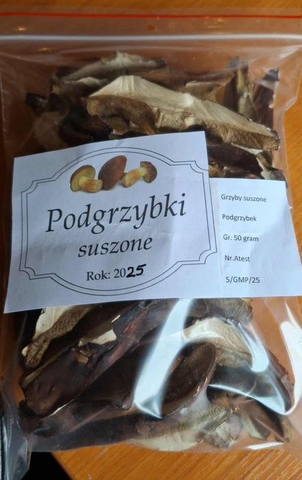 Grzyby suszone podgrzybek 50gram