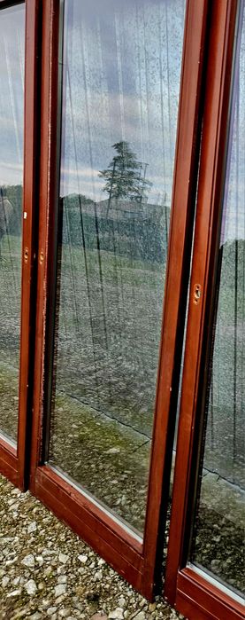 Zabudowa tarasów okna drewniane