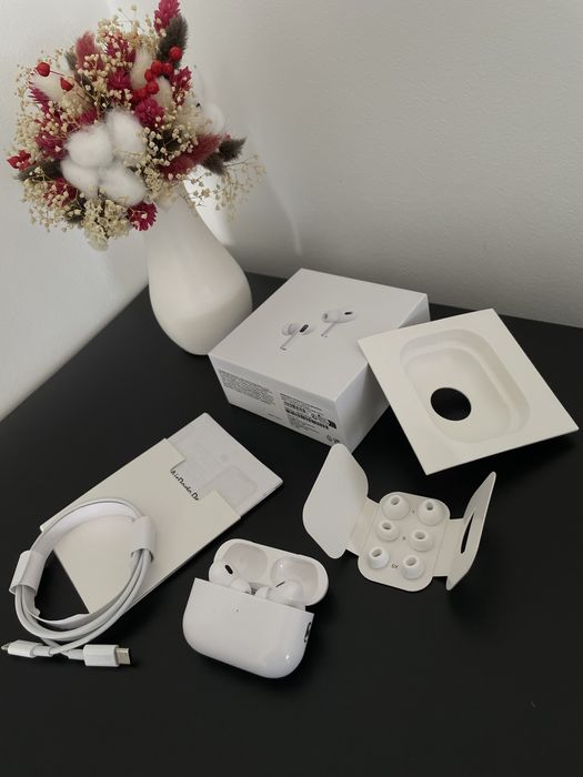 Навушники AirPods Pro 2 Lux • Bluetooth • Активне шумоподавлення