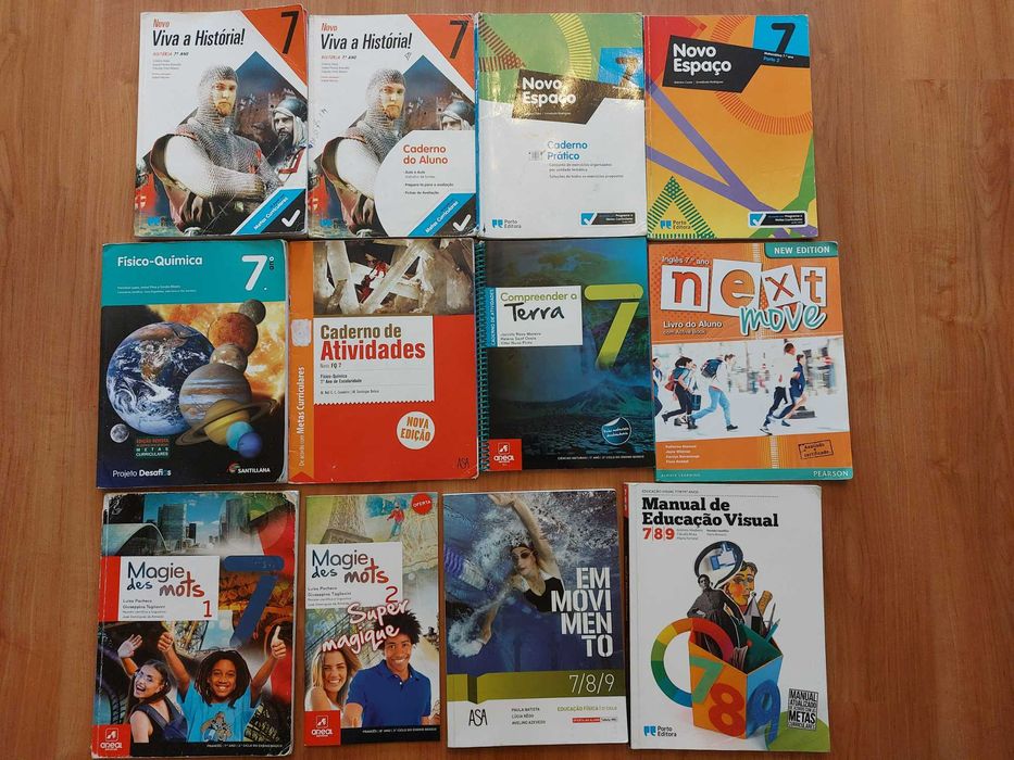 Livros/Manuais Escolares Usados - 5º ao 8º Ano
