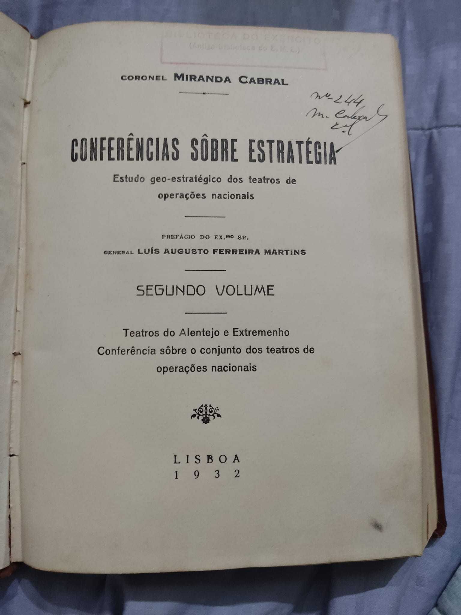 Conferências sobre estratégia Militar