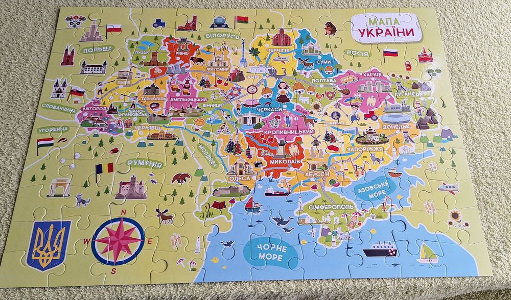 Пазли для дітей dodo 5+ 100 елементів