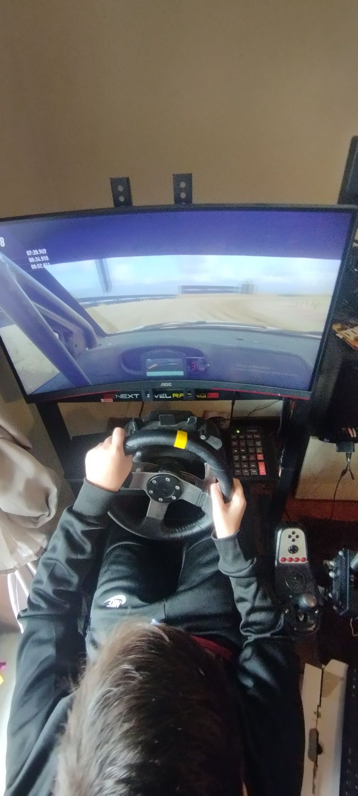 Sim racing sem uso