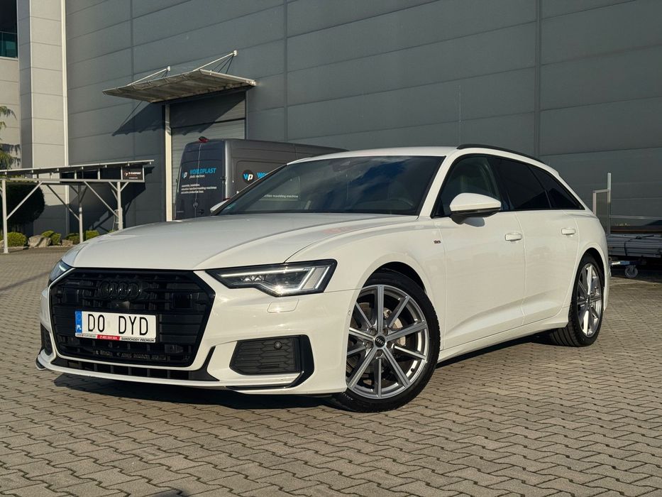 Audi A6 Avant S-LINE schwarz pakiet MATRIX 20" ambiente pakiet skóra 360 FV23%