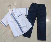 Elegancka koszula + spodnie Hm 104/110