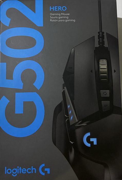 Rato Gaming Logitech G502 HERO – 16.000 DPI, RGB, Pesos Ajustáveis