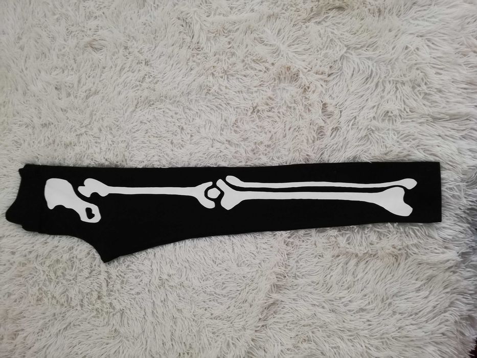 nowe czarne leginsy s 36 h&m kościotrup leginsy 36 s