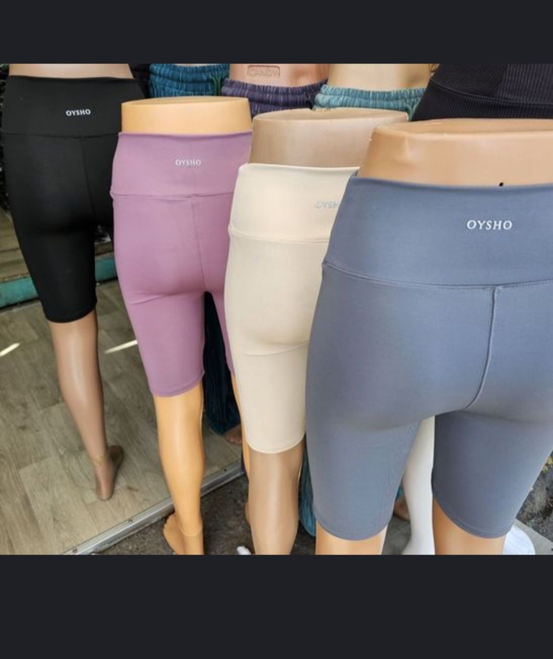 Велосипедки OYSHO 2XL чорні