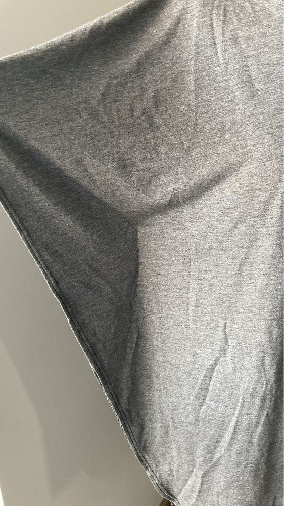 Be Jealous NOWA sukienka oversize dłuższy tył nietoperz szara L/XL
