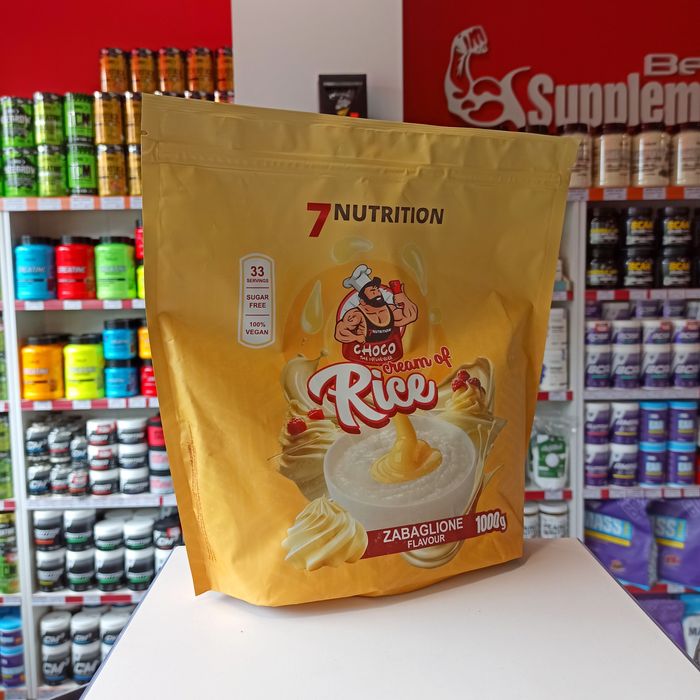 7Nutrition Cream Of Rice 1kg Kleik Ryżowy Węglowodany Smak Zabaglione
