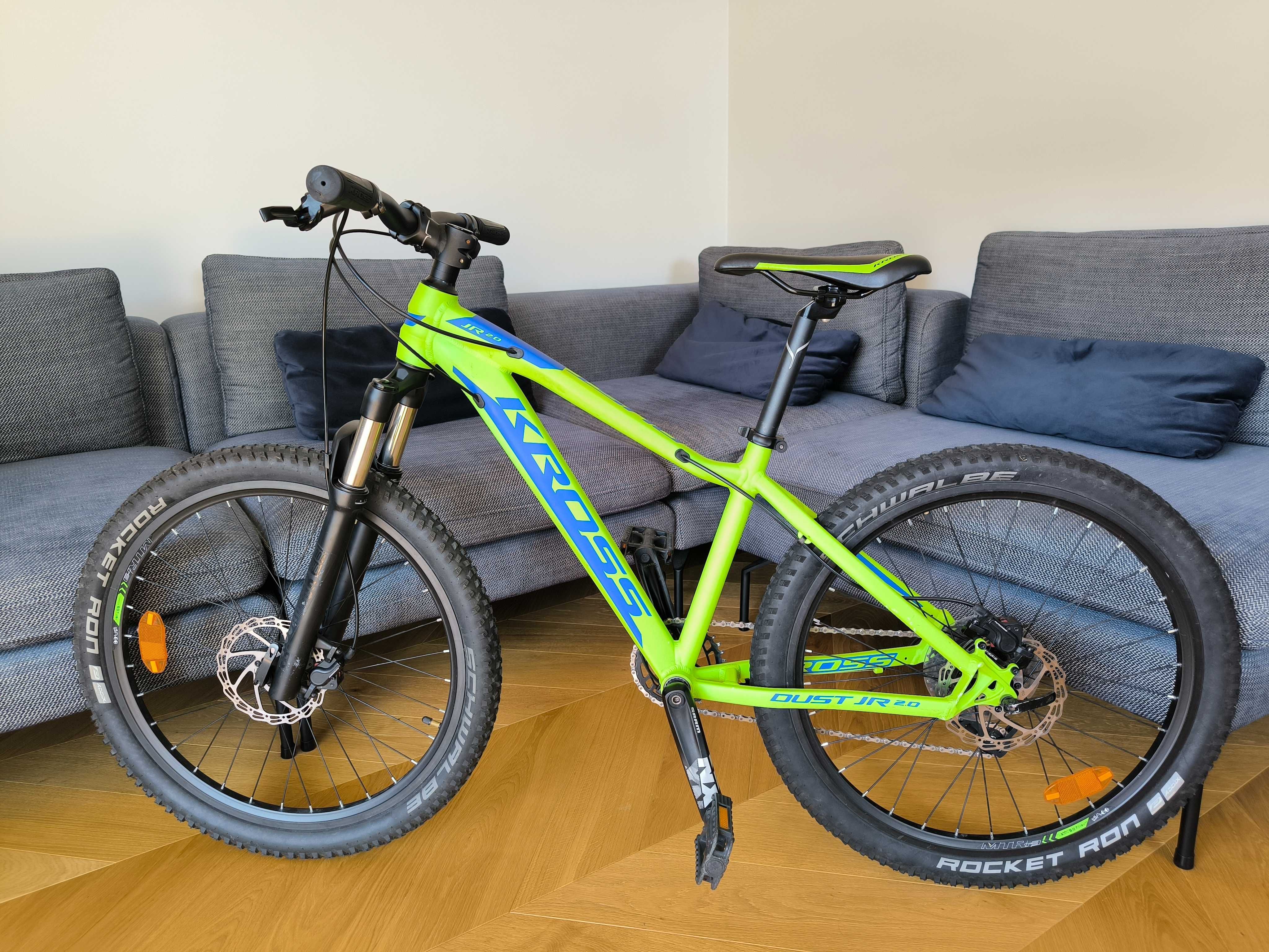 Rower Kross Dust JR 2.0 - 24 cale, hydraulika, RockShox, SRAM NX