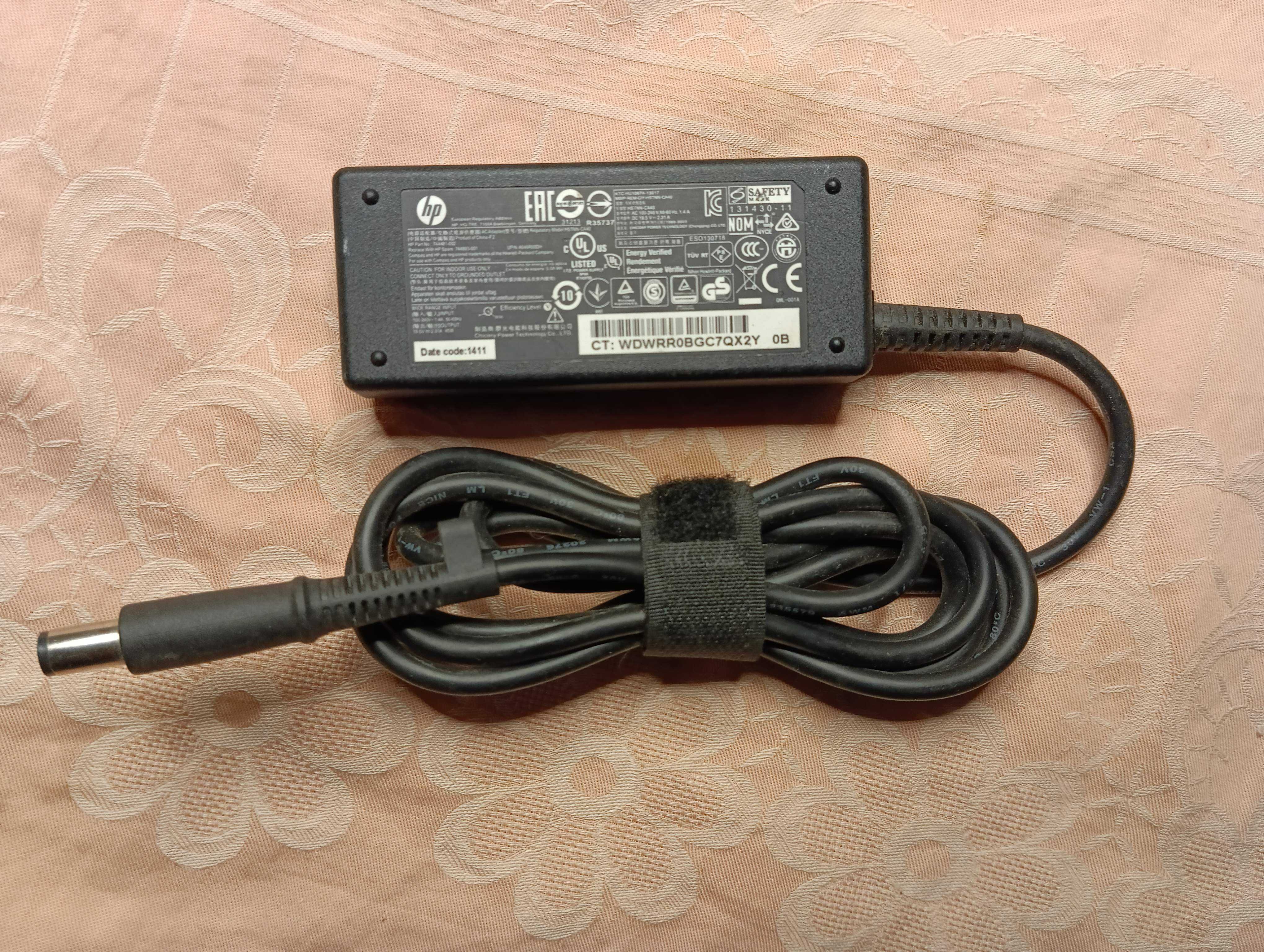 Блок живлення зарядне до ноутбука HP 19.5V 2.31A (7.4×5.0mm+pin)